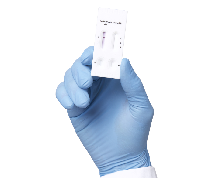 Two results. One rapid test 